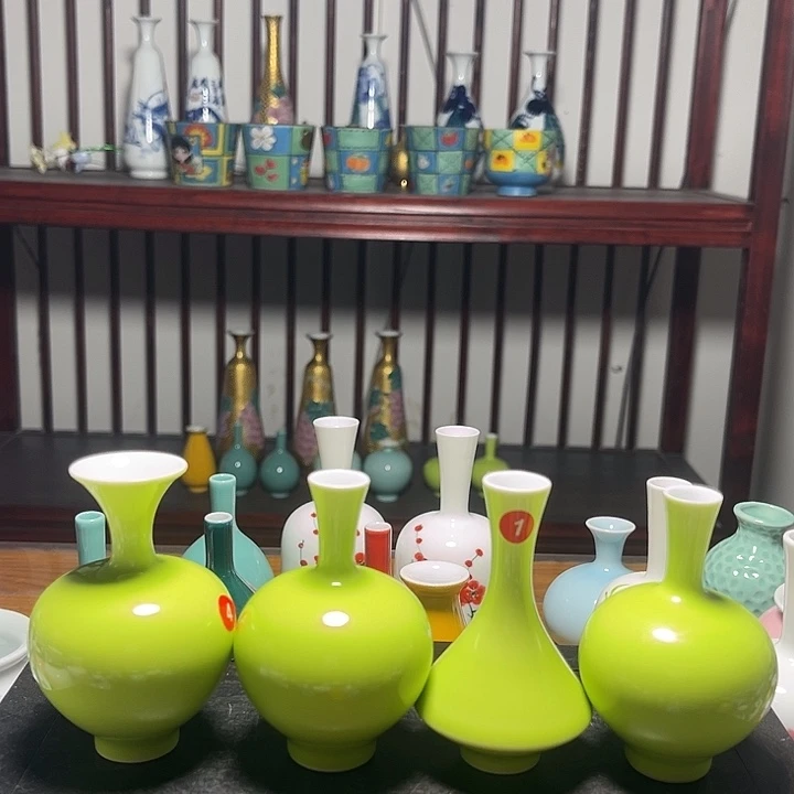 摆件陶景德镇陶瓷四件套