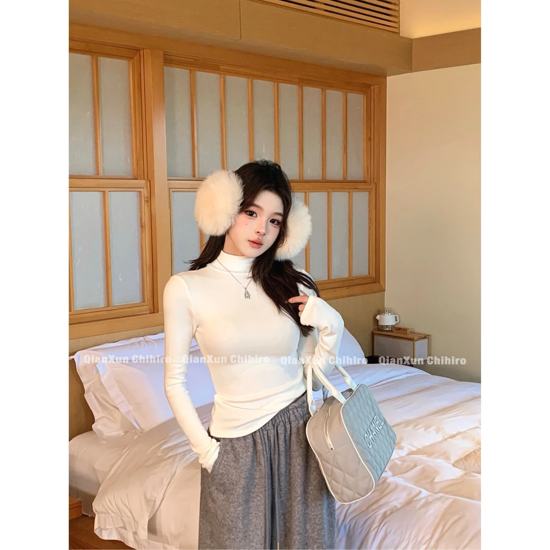 「实穿至上」秋季时尚气质百搭修身显瘦设计感长袖上衣QXQ5SY7974A