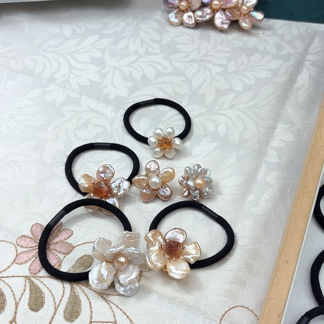 1***9淡水珍珠手绳银S925镶嵌