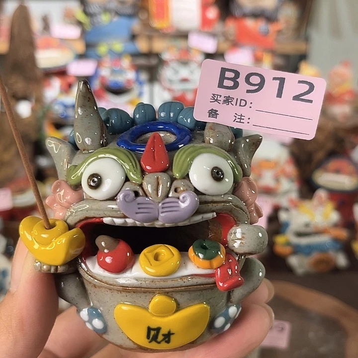 泥塑纯手工茶宠摆件