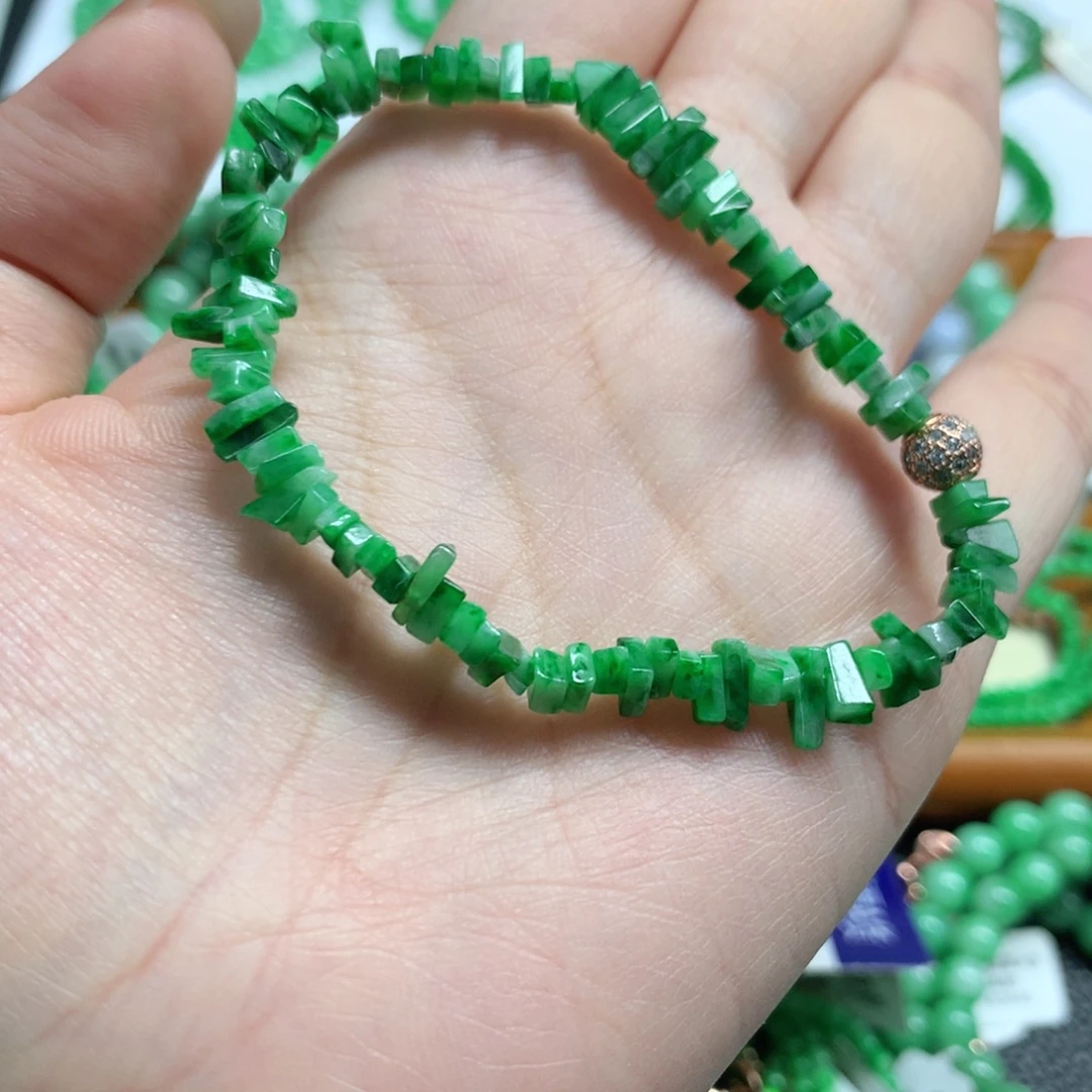 未镶嵌手链翡翠翡翠