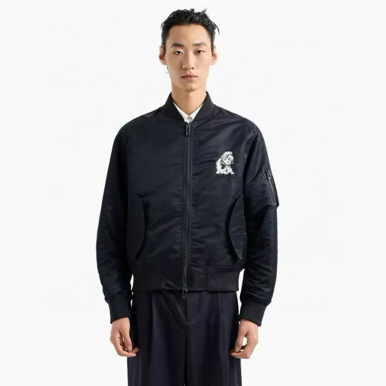 Ea男士时尚夹克版棉服