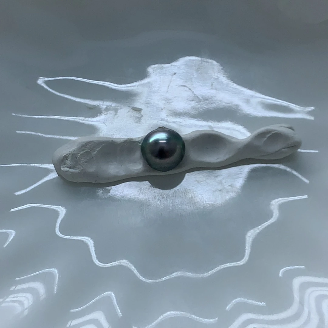 裸珠海水珍珠天然海水大溪地珍珠