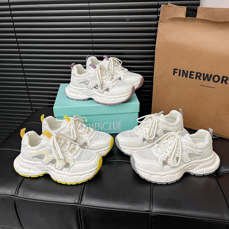 【现货】百搭夏季老爹鞋运动鞋时尚休闲鞋增高透气鞋子ins10