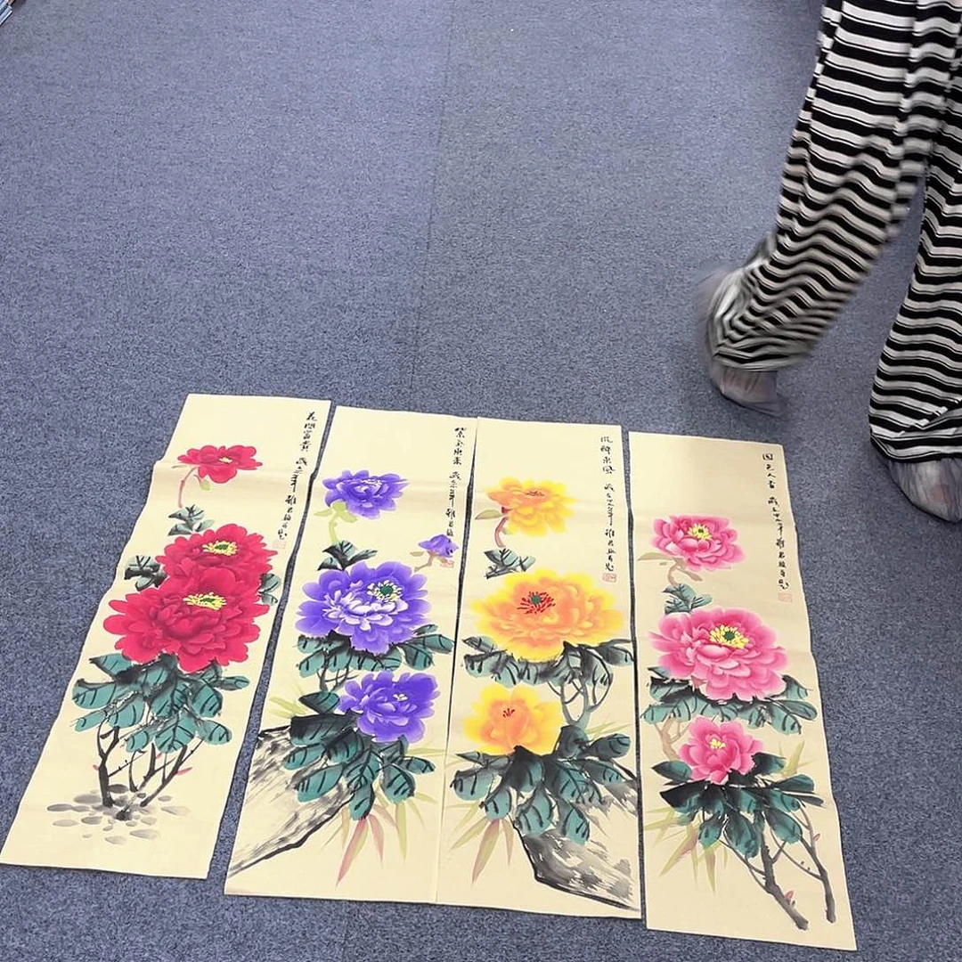 国画作品小姐姐放漏…
