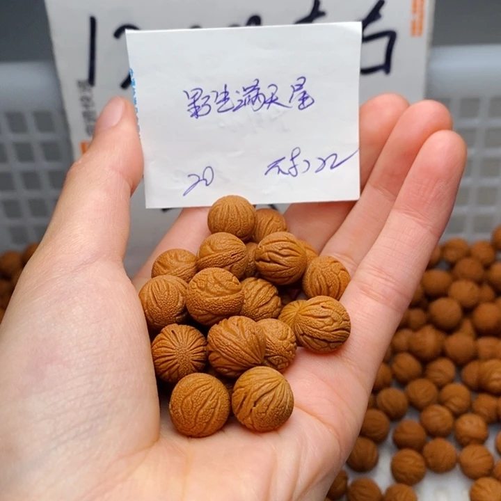 手串桃核12mm左右野生满天星20颗（不打孔）