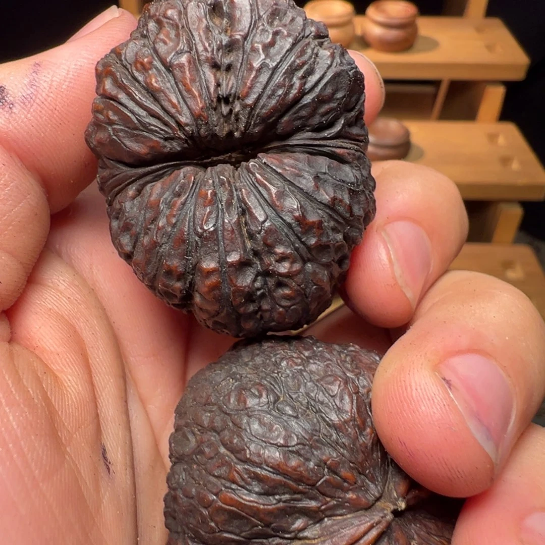 吊坠文玩核桃秦权45mm