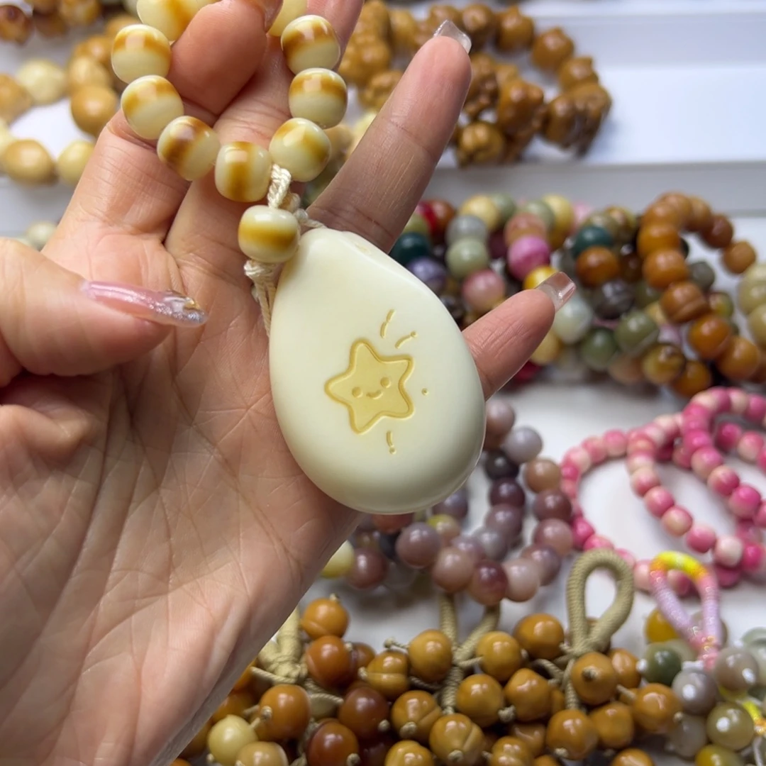 西***瓜菩提根/象牙果手串象牙果手把件微瑕40mm一串