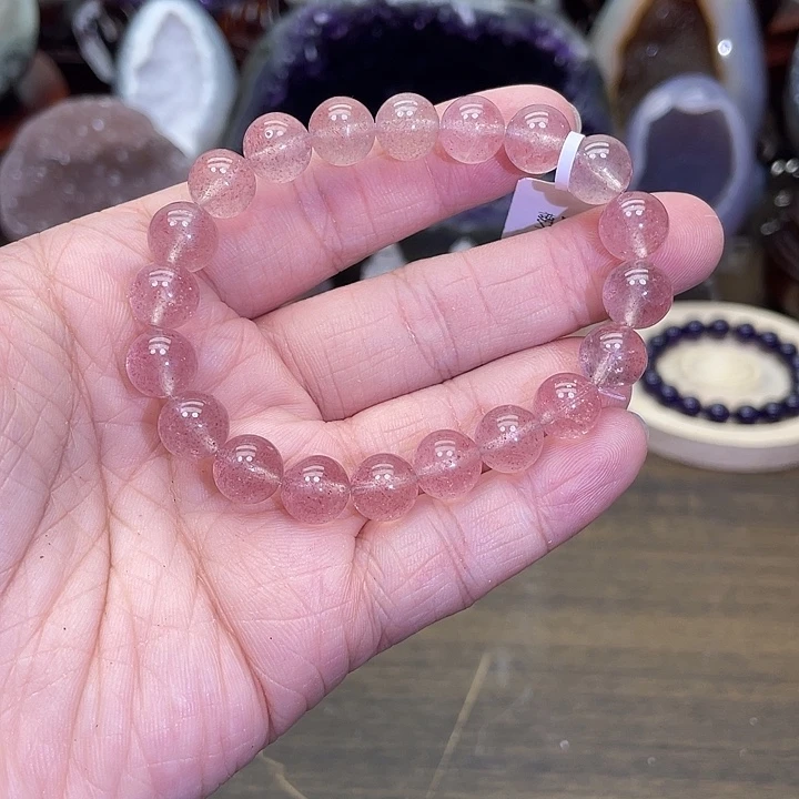 未镶嵌水晶大型摆件（非配饰）草莓晶手串