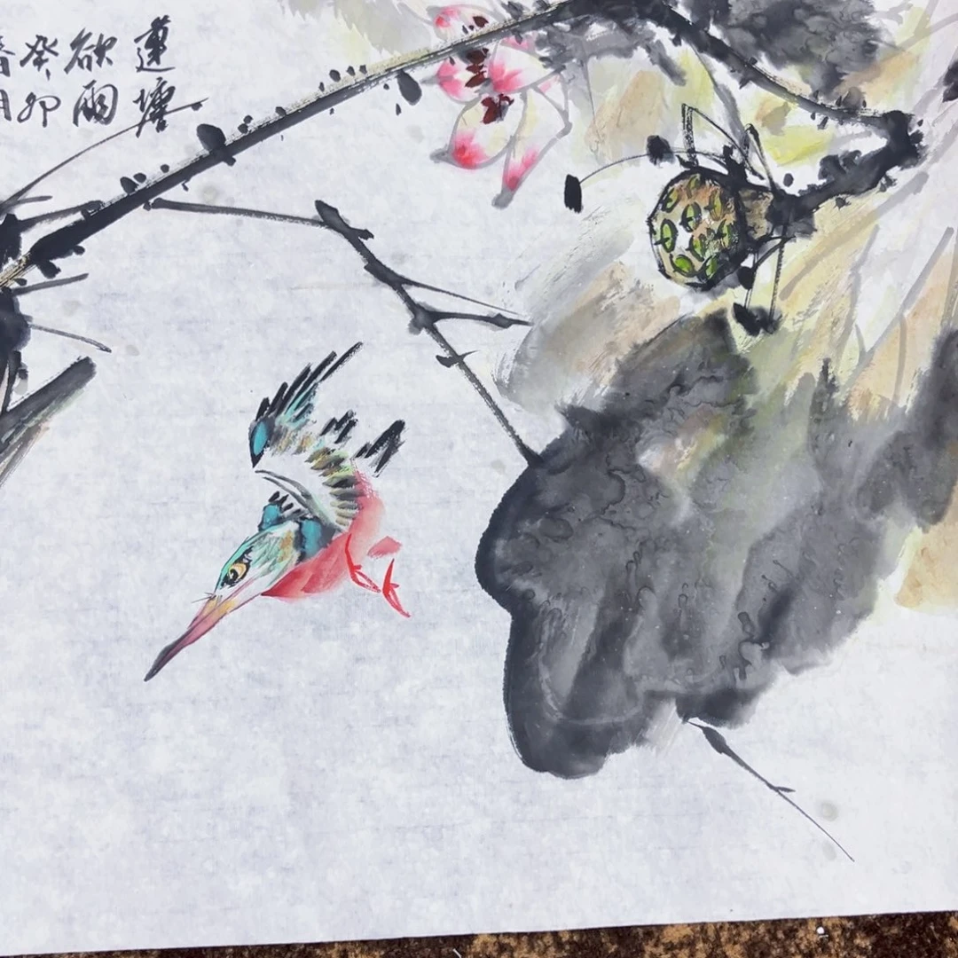 国画绘画作品在国内外