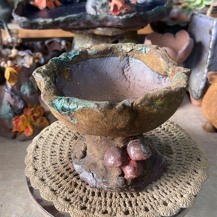 福利手工粗陶满58包邮