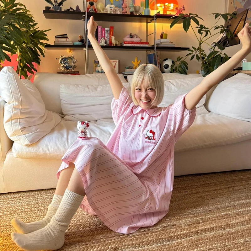 法式纯欲吊带白色花边睡裙少女2025春秋季高级感休闲大码连衣裙子