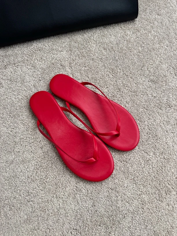 夏日懒人拖鞋 显白及简度假舒适沙滩鞋人字拖