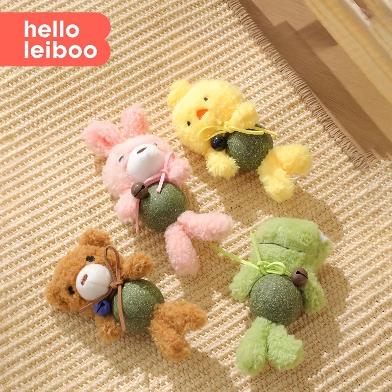 猫薄荷球猫玩具逗猫棒自嗨解闷神器耐咬磨牙棒猫咪专用消耗力