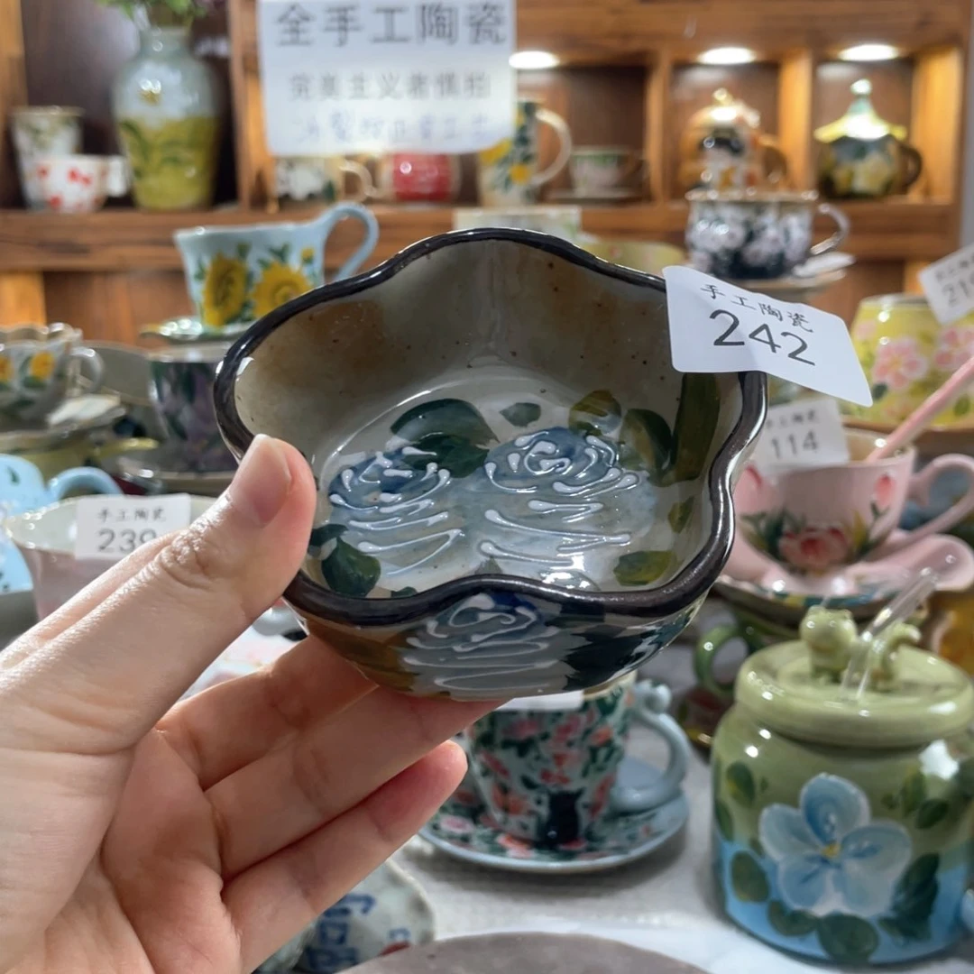 景德镇手工陶瓷碟242