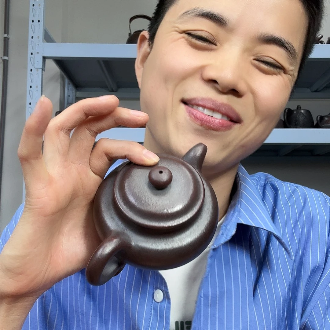 紫砂茶壶民间手艺人全手工制作