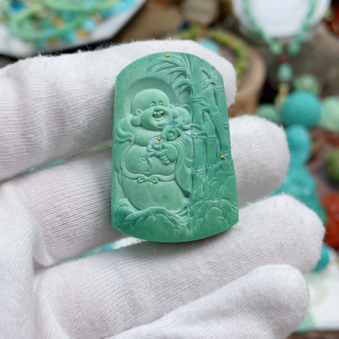 绿松石珠宝奇石未镶嵌