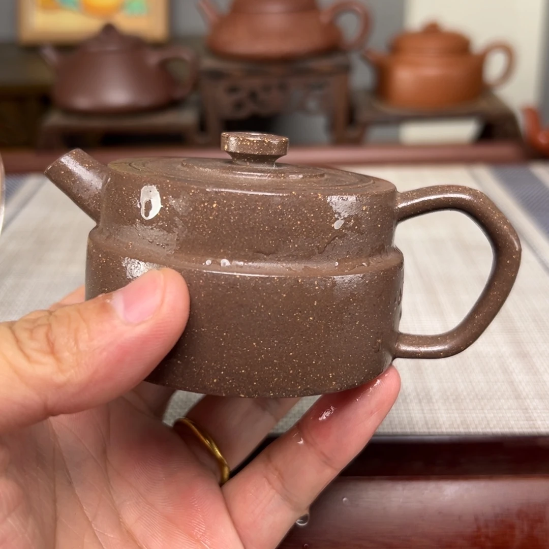 壶紫砂微瑕茶壶款