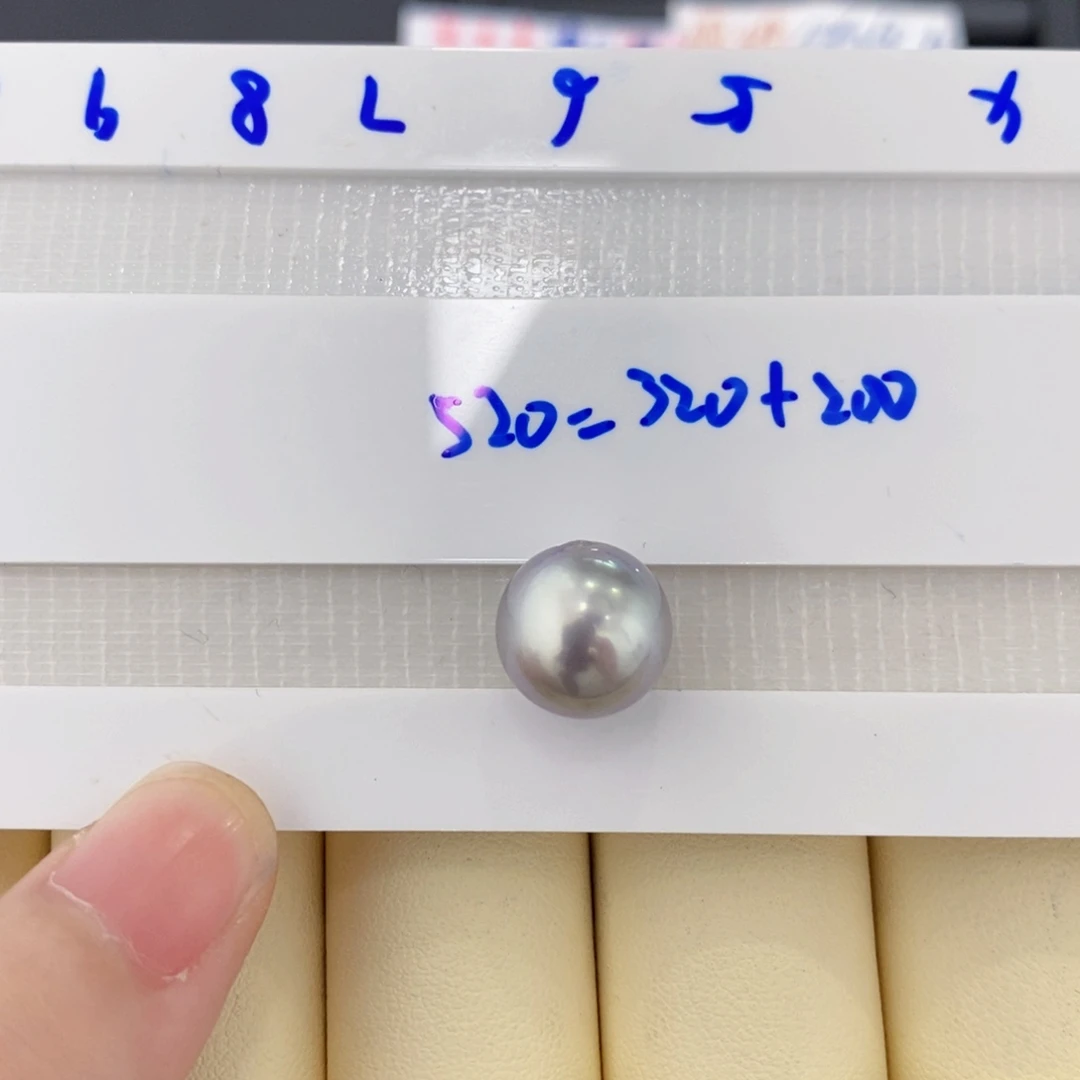 海水珍珠裸珠铂金灰11+裸珠定制不退换