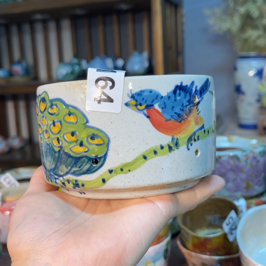杯素浅陶瓷手工手绘