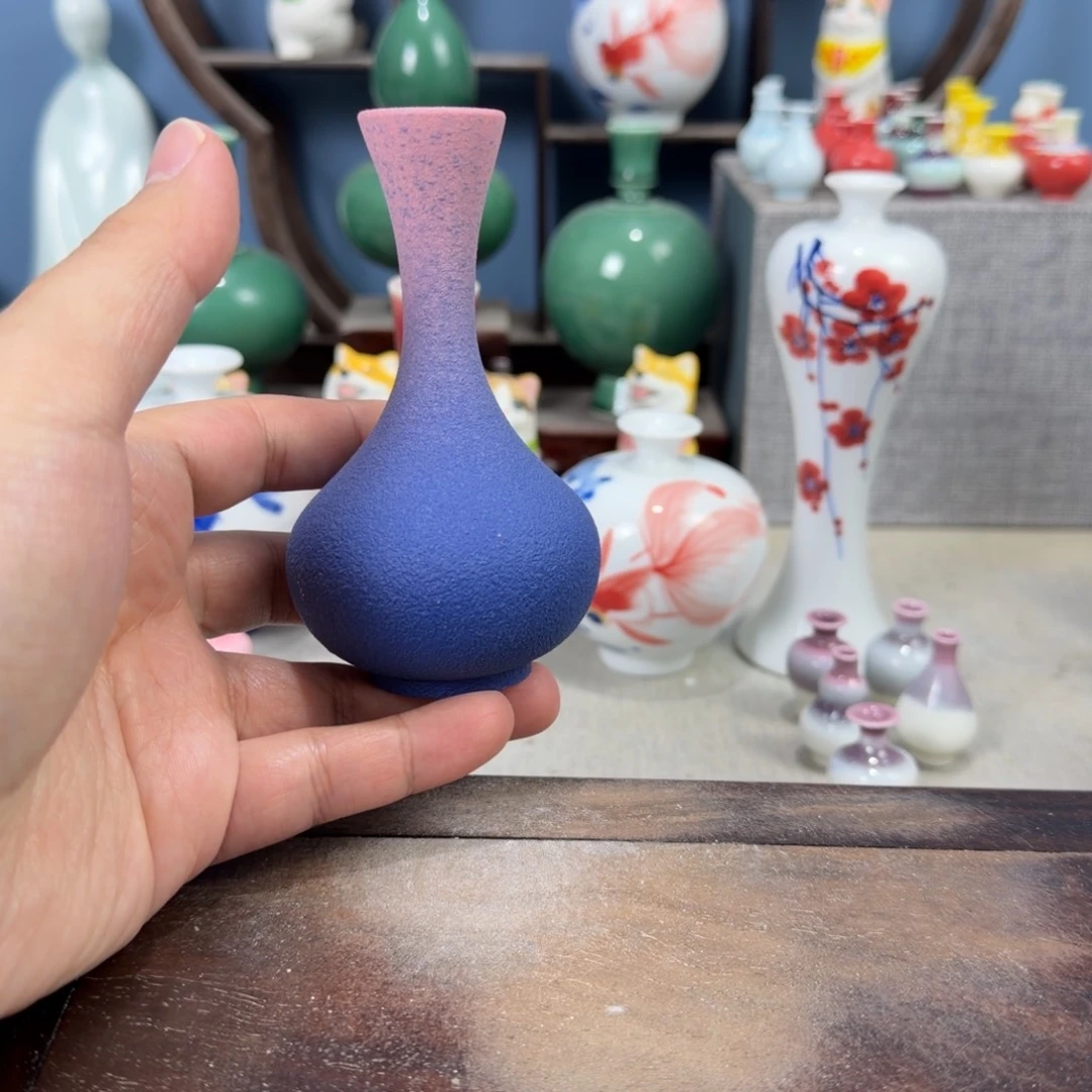 陶瓷手工小花器摆件