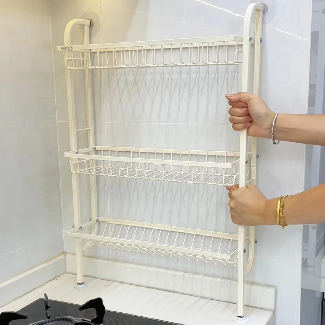【小户型厨房好物】超窄沥水碗碟架多功能置物架壁挂碗盘收纳架