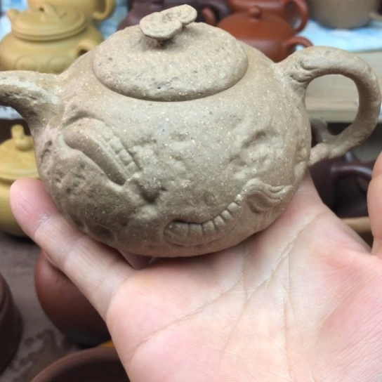 茶壶紫砂青段泥共春230豪升左右