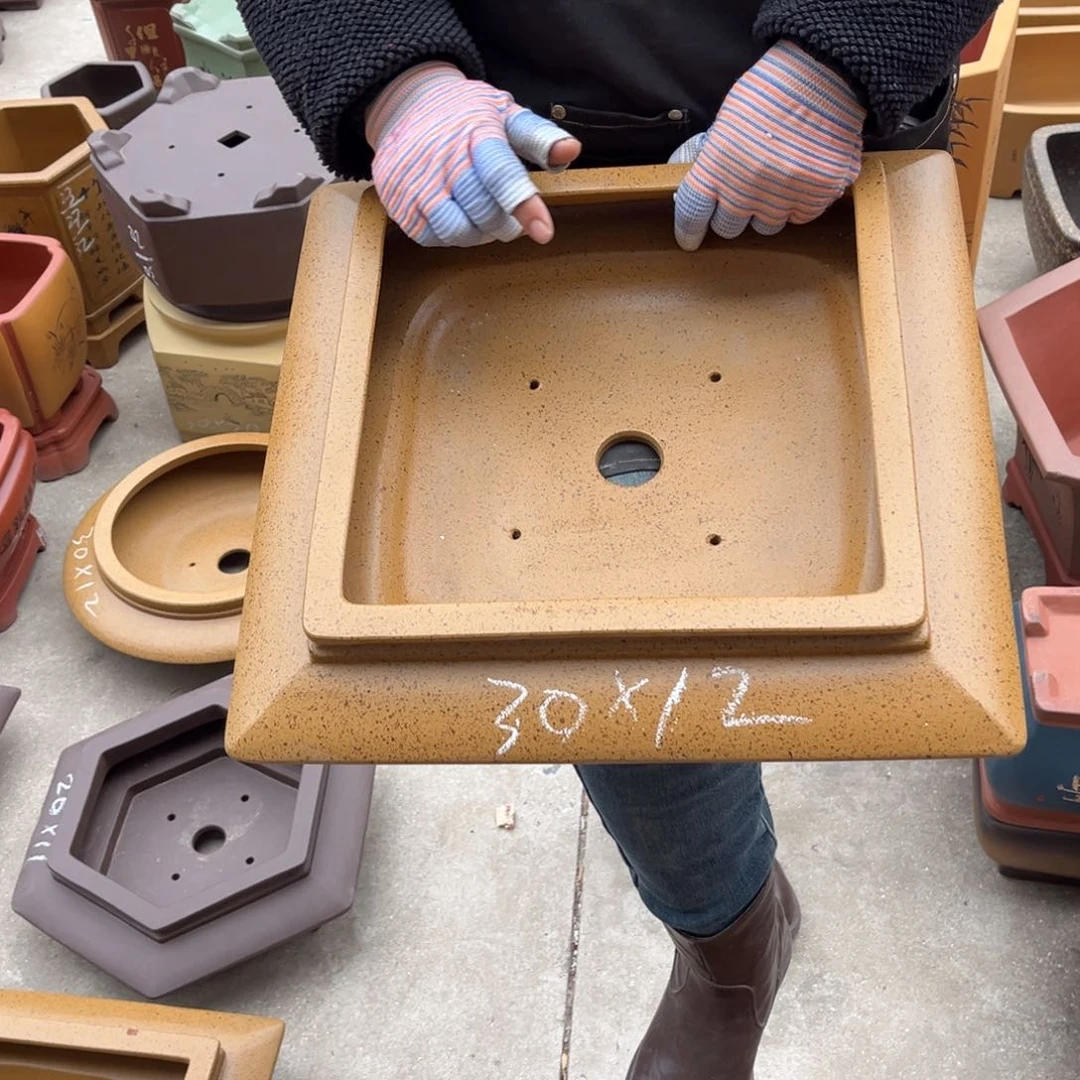 紫砂花盆盆景艺术