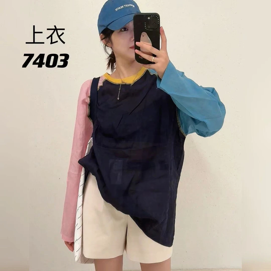7403（部分无水洗唛，介意慎拍）SANFAN新款T恤
