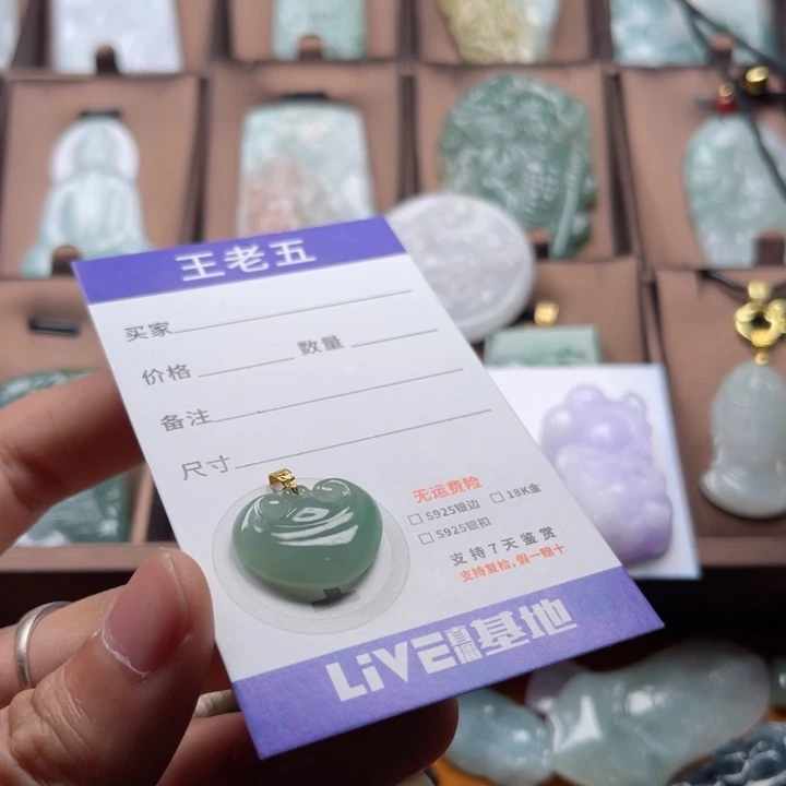 翡翠颈饰未镶嵌N*c如意