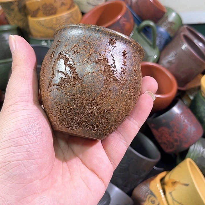 茶杯紫砂全手工紫砂主人杯