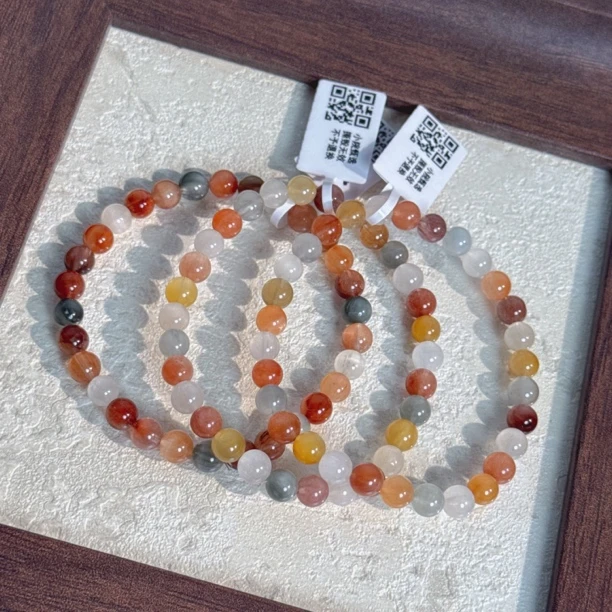 【小院甄选】彩兔毛单圈手链约6mm 多样性发一件 2324EXY