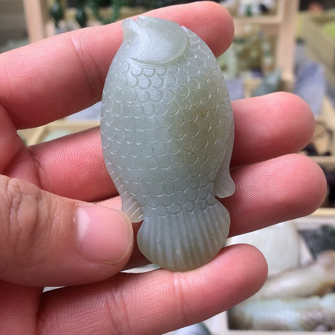 和田玉未镶嵌吊坠(不含链)