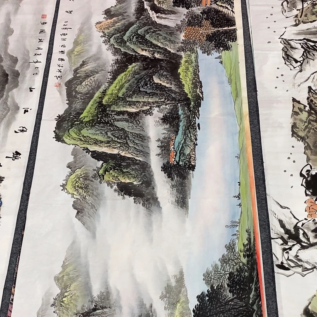 国画画画真的画画