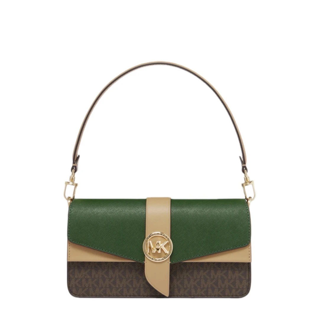 99新 MICHAELKORS/迈克高仕 腋下法棍斜挎MK/3500/25*13