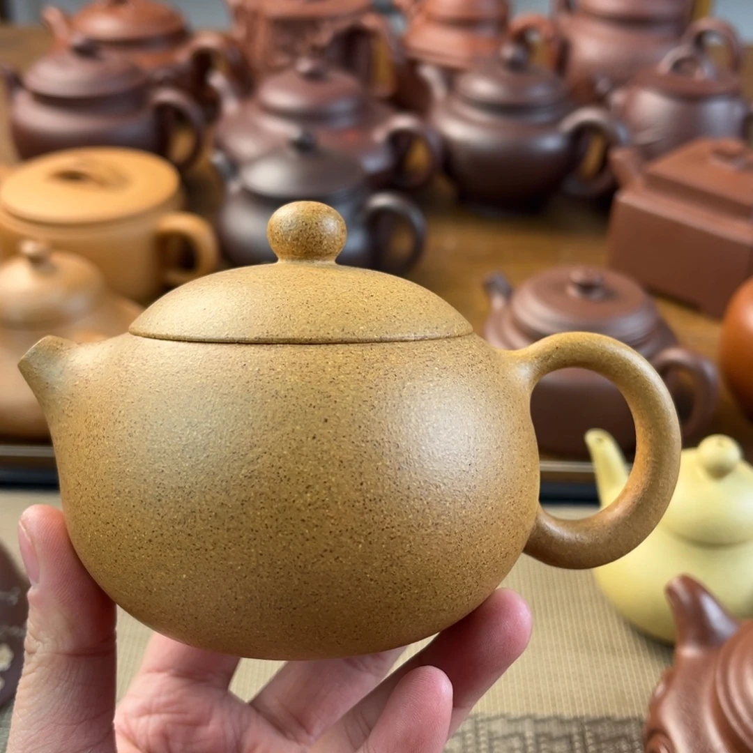 ****g紫砂茶壶手工制作工艺精湛