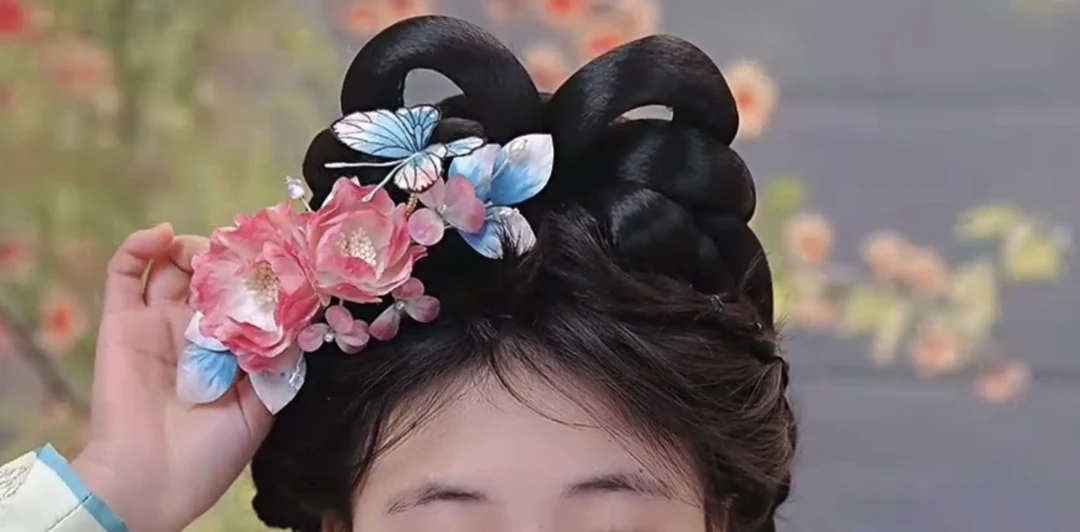 江南浔汉服头饰古风饰品 绒花默认软簪 改主体找客服