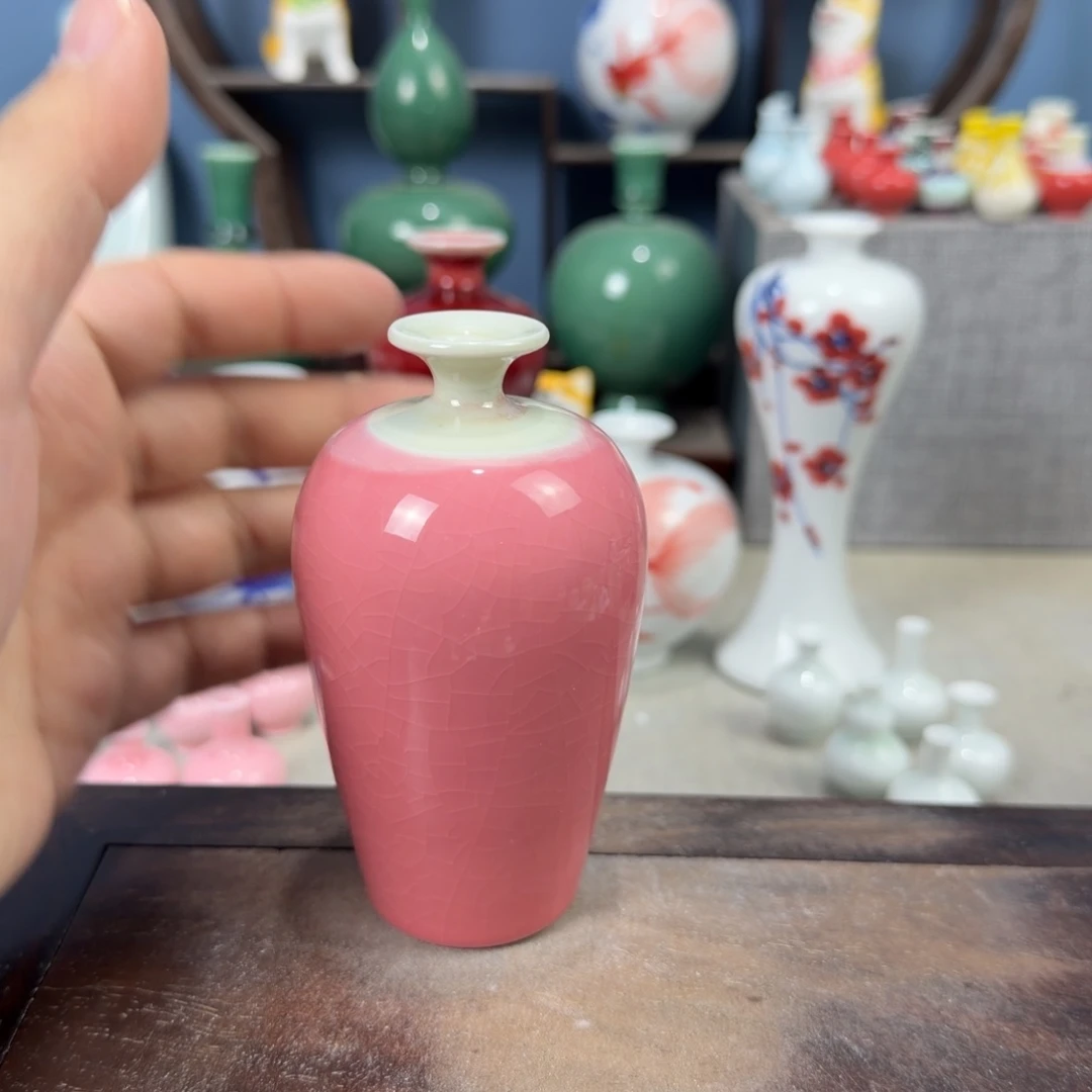 陶瓷手工小花器摆件