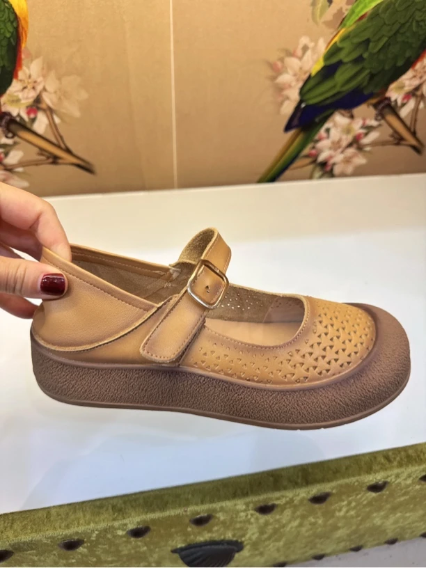 福利款透眼皮单鞋