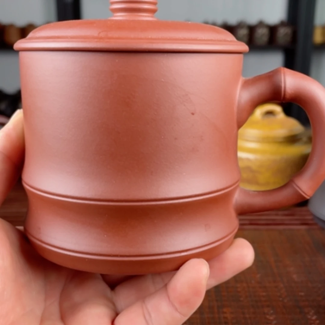 【闪购商品】茶杯紫砂宜兴原矿紫砂盖杯微瑕