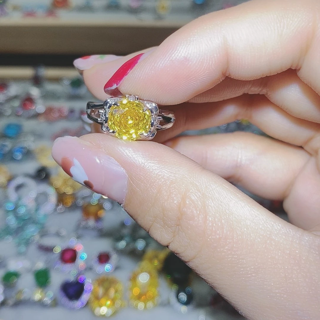 【闪购商品】托帕石耳饰银S925镶嵌