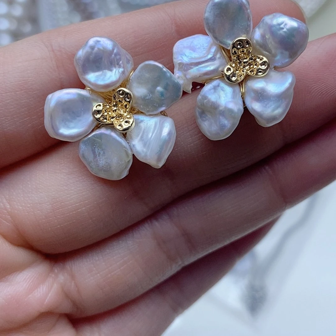 银S925镶嵌吊坠淡水珍珠