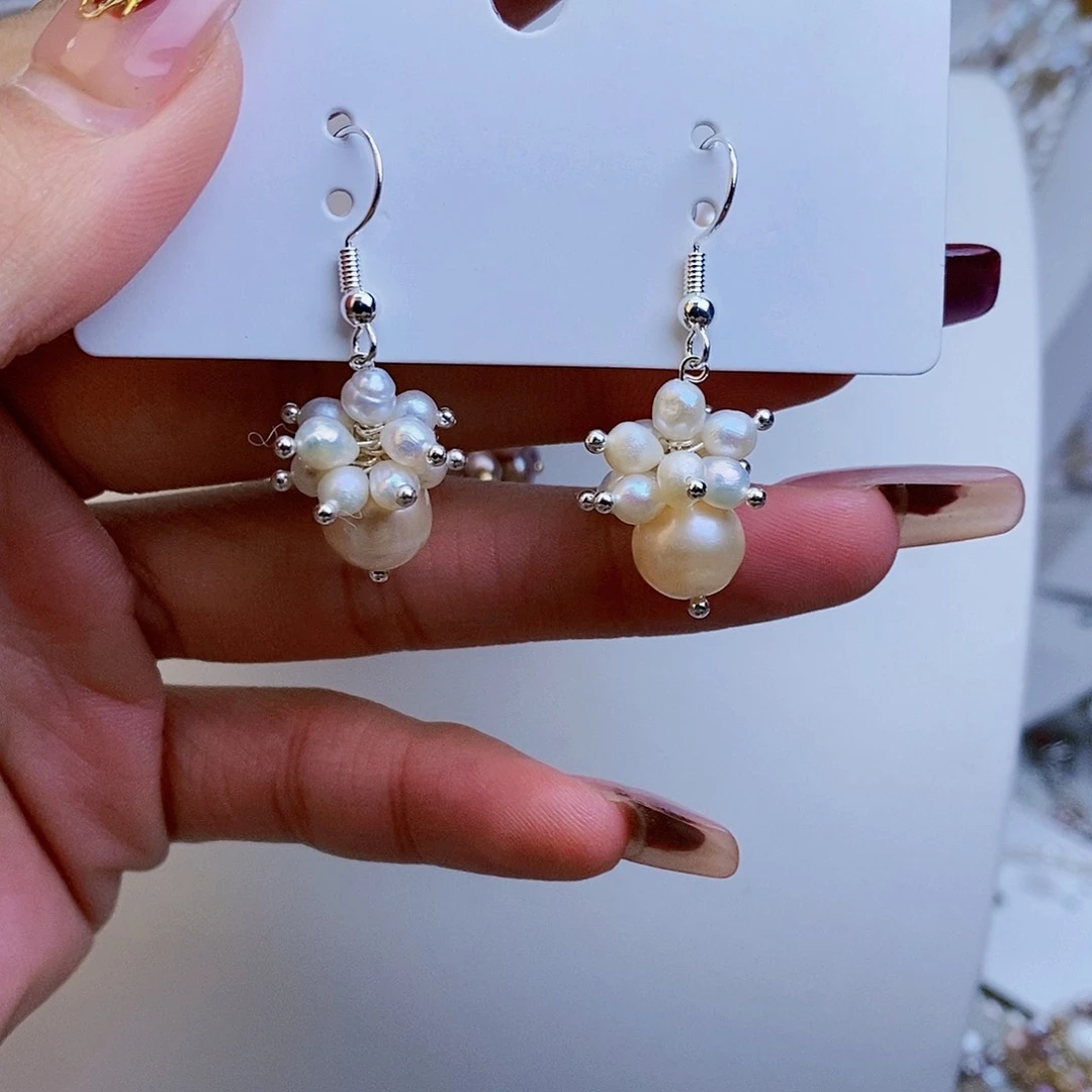 淡水珍珠颈饰银S925镶嵌