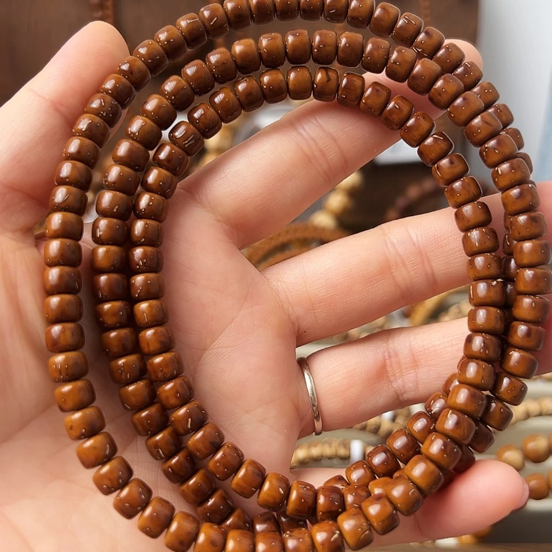 手串紫金鼠紫金鼠鼠尖纯肉道珠脖挂长串7*5.2mm