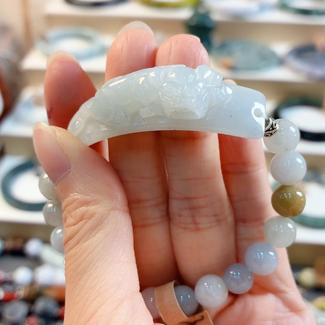 翡翠未镶嵌手链手串