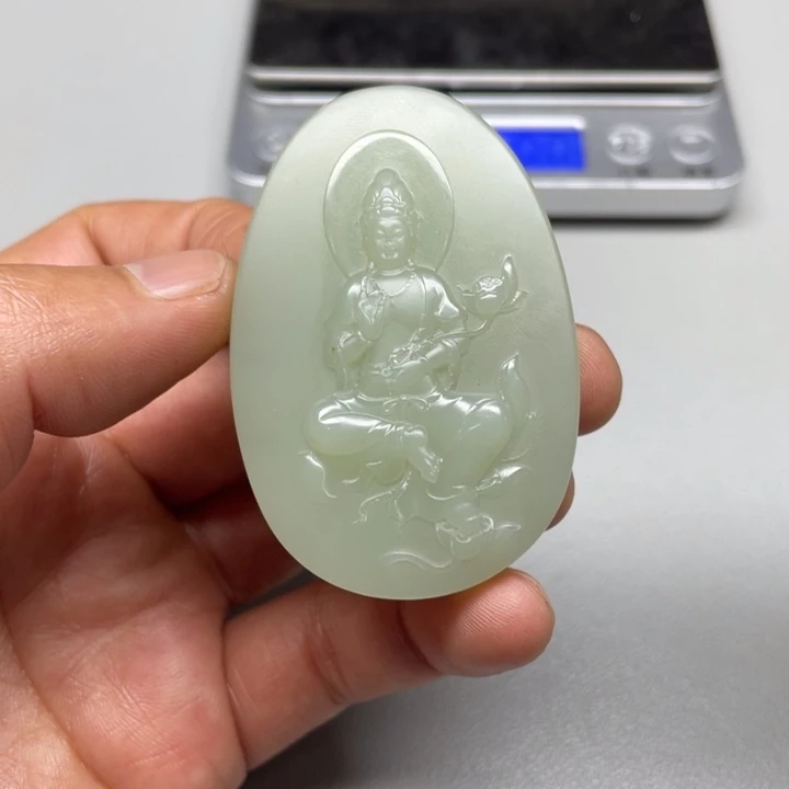 和田玉吊坠(不含链)未镶嵌初****5