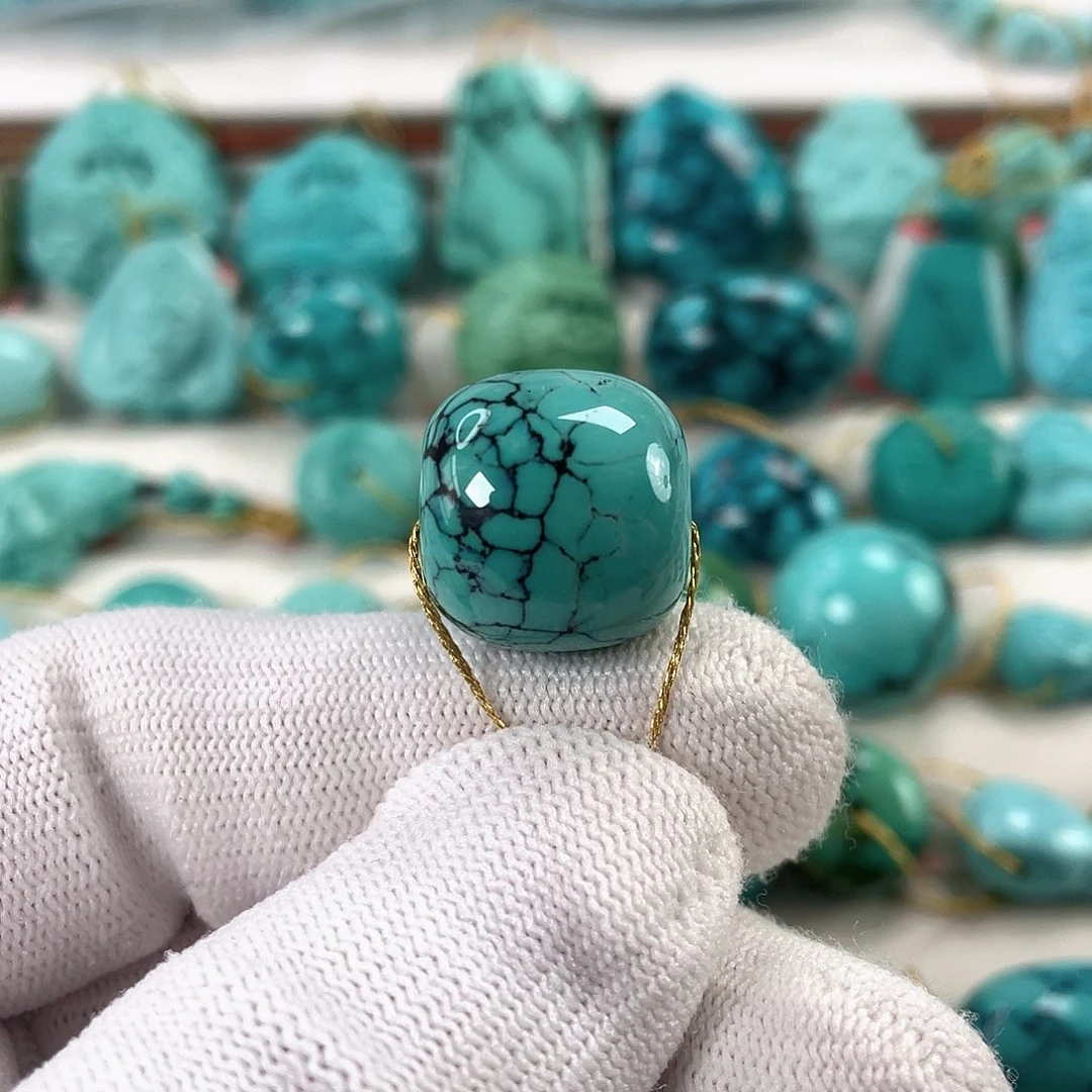 绿松石未镶嵌车挂直径