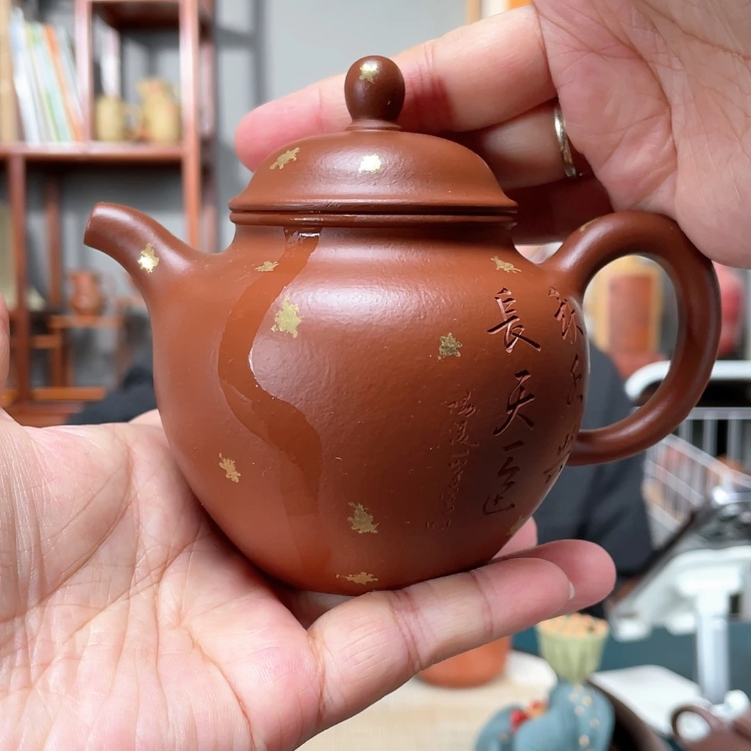朱泥茶壶老朱泥秋水