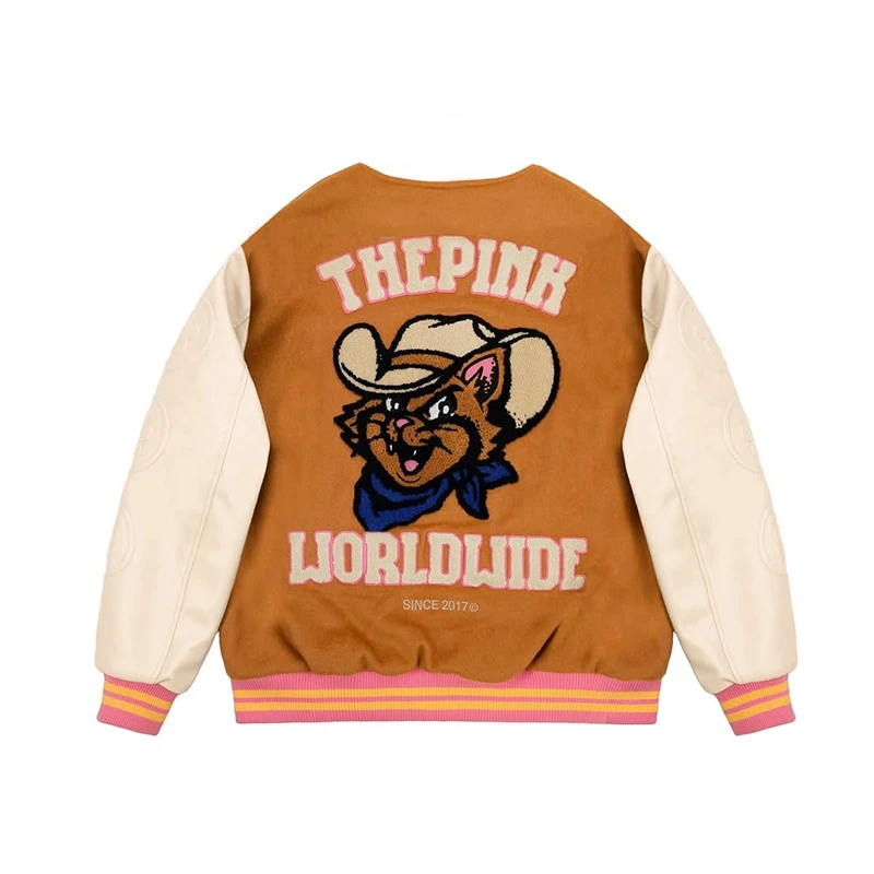 【拜年穿搭】VANDYTHEPINK Cat可拆卸连帽运动棒球夹克