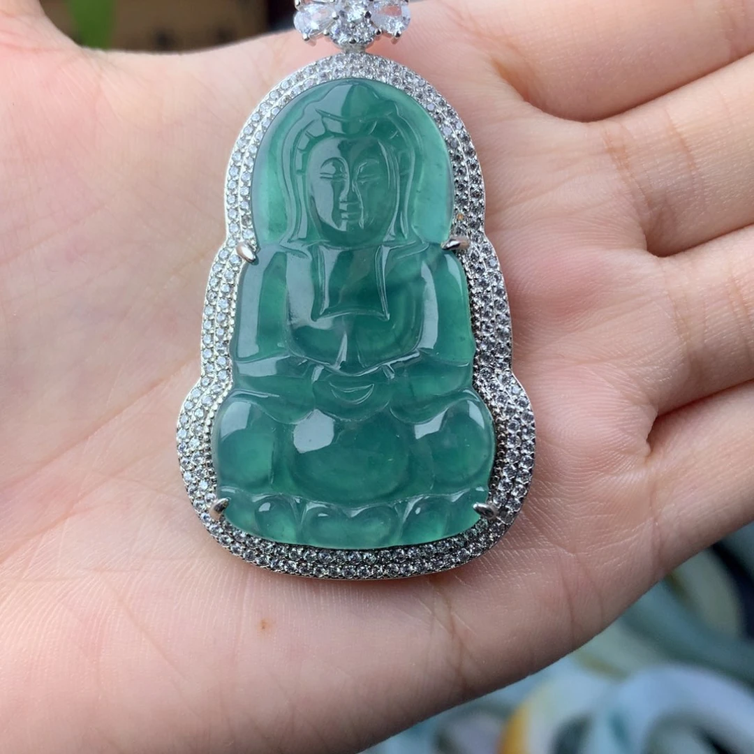 翡翠未镶嵌颈饰翡翠吊坠